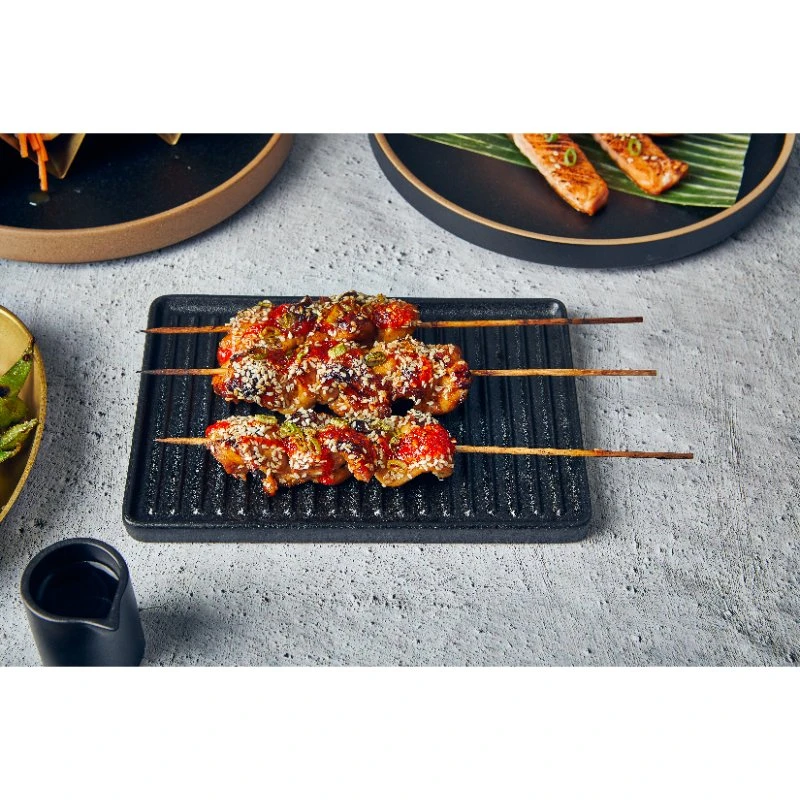 Forge Stoneware Griddle Tallerken 21,5 x 15 cm CT-GR21 by Genware color Sort