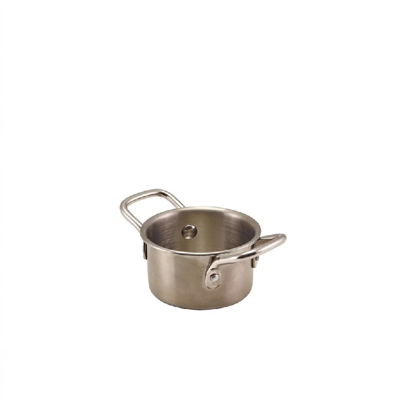 GenWare Mini Stainless Stålkasserolle 8,6 x 4,7 cm MSCD8 by Genware color Sort