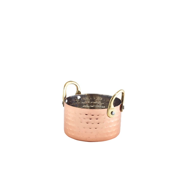 Mini Hammered Copper Gratinfad 9,2 x 5 cm MHCD9C by Genware color Sort