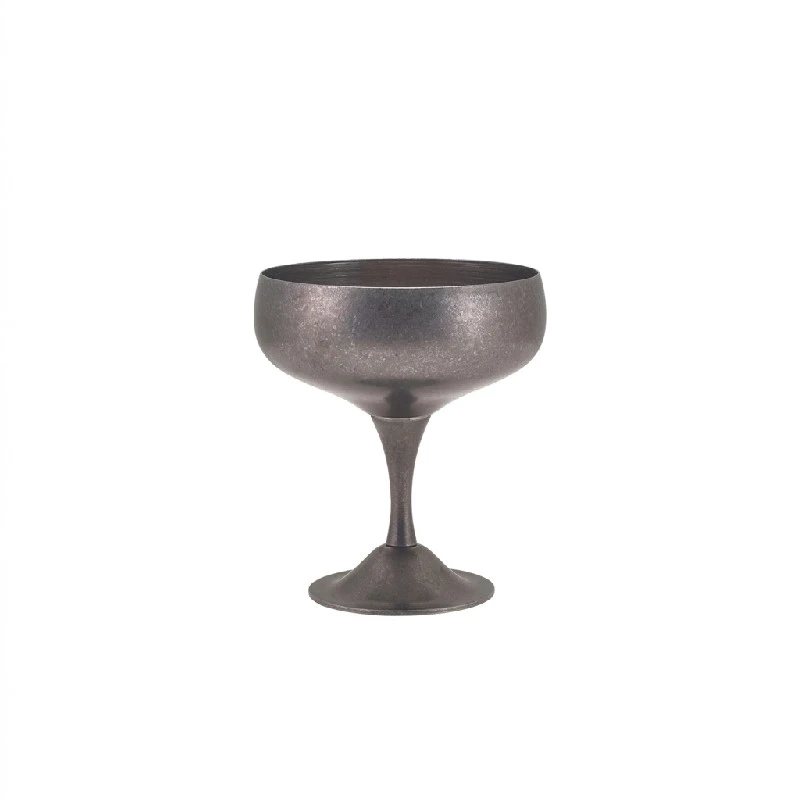 GenWare Vintage Steel Coupeglas 22 cl / 7,7 oz CPG220V by Genware color Sort