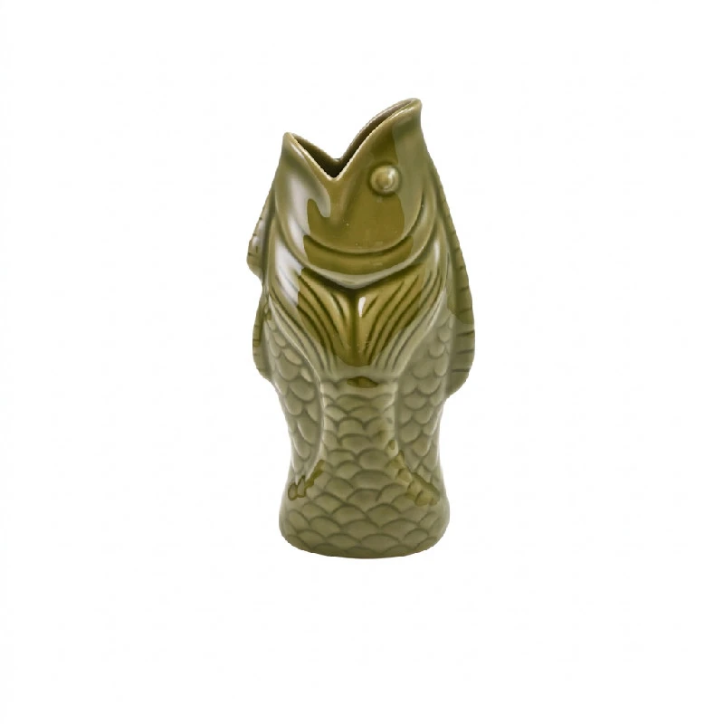 GenWare Green Fish Tiki-krus 38 cl / 13,4 oz FSH380GR by Genware color Sort