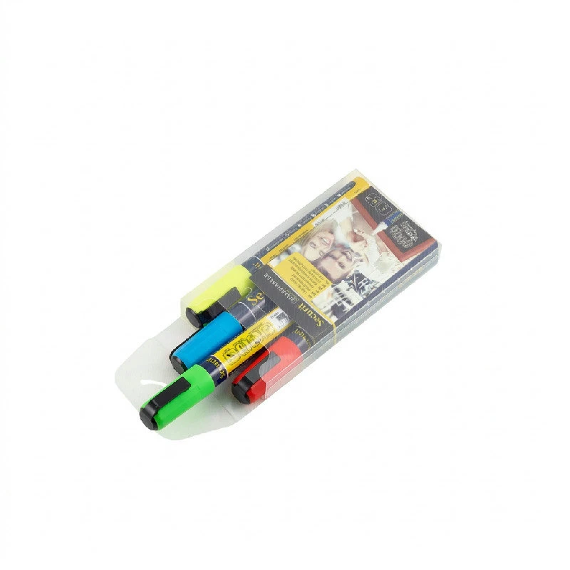 Chalkmarkers 4 Colour Pakke (R G Y BL) Medium SMA510-V4 by Genware color Sort