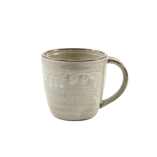 Terra Porcelain Grey Krus 30 cl / 10,5 oz MUG-PG32 by Genware color Sort