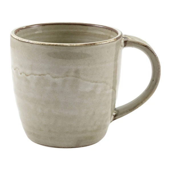Terra Porcelain Grey Krus 30 cl / 10,5 oz MUG-PG32 by Genware color Sort
