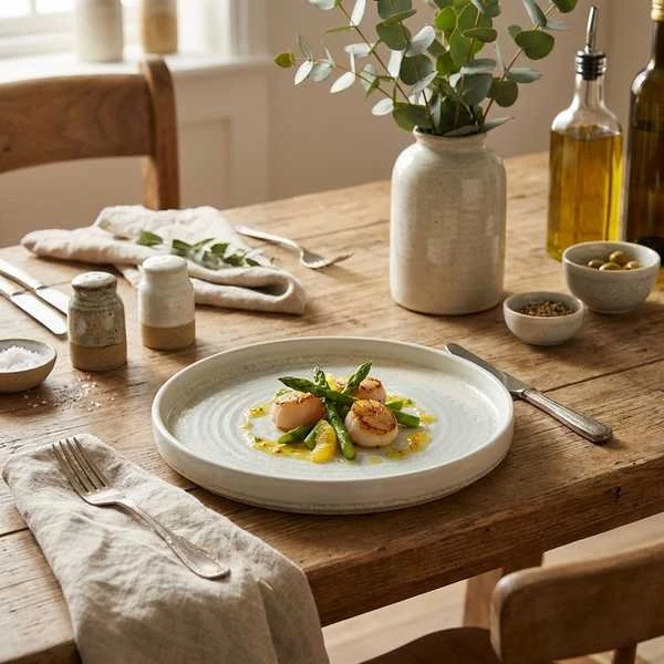 Terra Porcelain Pearl Præsentationsfad 26 cm PR-PPL26 by Genware color Sort