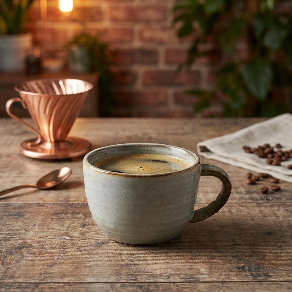 Terra Porcelain Grey Kaffekop 28,5 cl / 10 oz CUP-PG28 by Genware color Sort