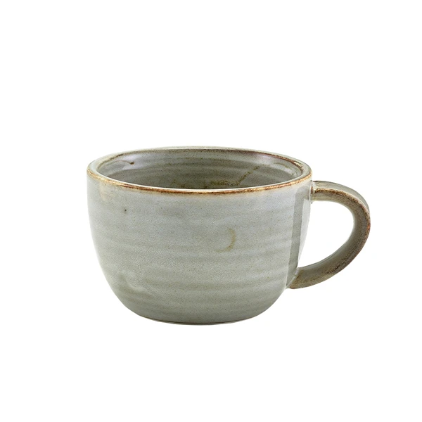 Terra Porcelain Grey Kaffekop 28,5 cl / 10 oz CUP-PG28 by Genware color Sort