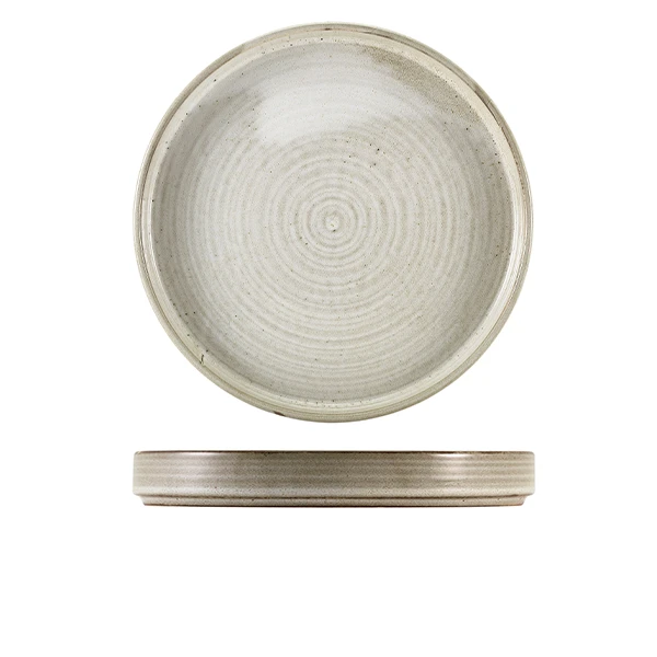 Terra Porcelain Grey Præsentationstallerken 26 cm PR-PG26 by Genware color Sort
