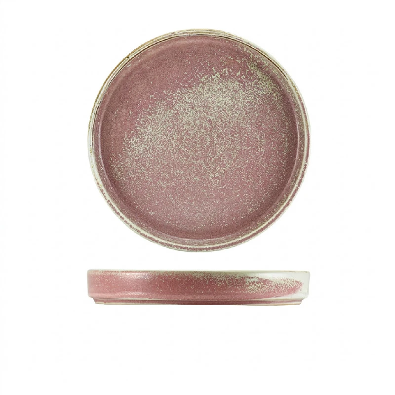 Terra Porcelain Rose Præsentationsplade 20,5 cm PR-PRS21 by Genware color Sort
