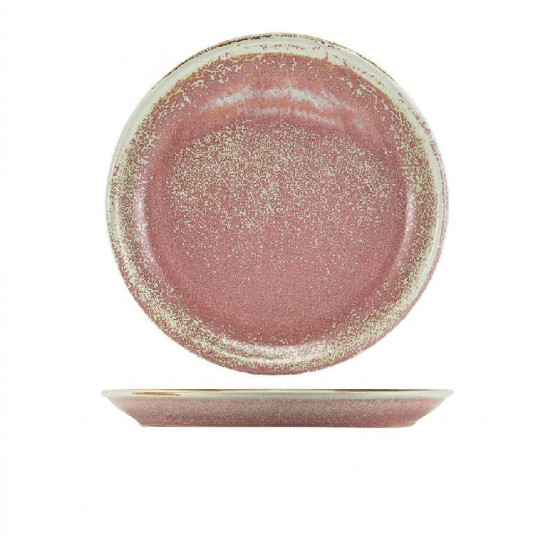 Terra Porcelain Rose Coupe Tallerken 27,5 cm CP-PRS27 by Genware color Sort