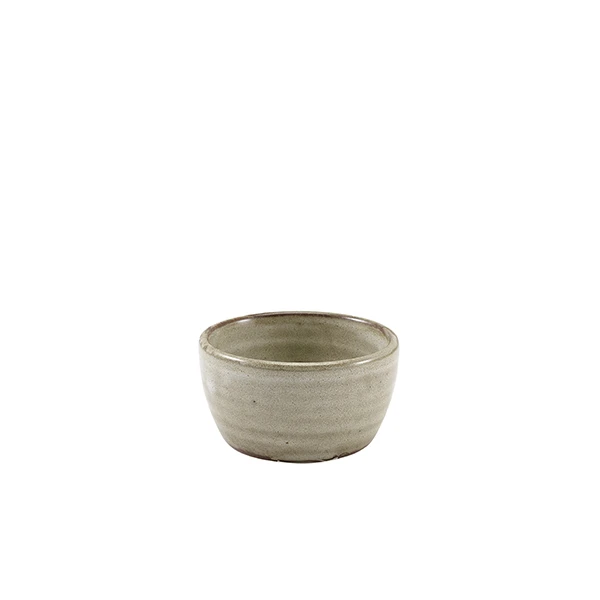 Terra Porcelain Grey Ramekin 7 cl / 2,5 oz RAM-PG2 by Genware color Sort