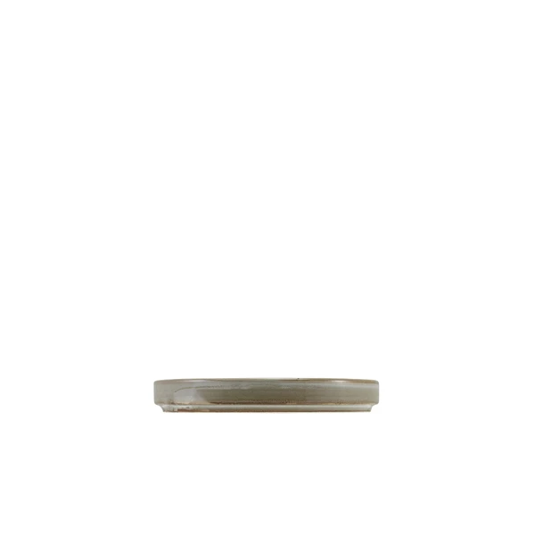 Terra Porcelain Grey Lav præsentationstallerken 14 cm LP-PG14 by Genware color Sort
