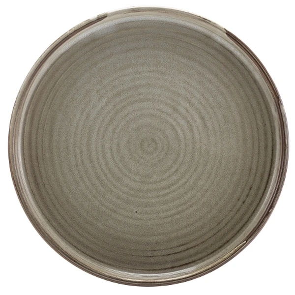 Terra Porcelain Grey Lav præsentationsfad 21 cm LP-PG21 by Genware color Sort