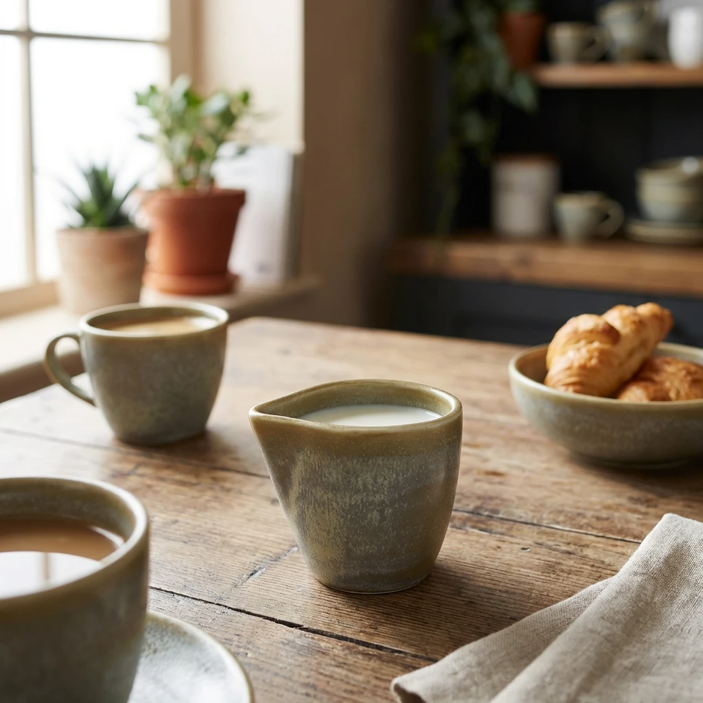 Terra Porcelain Matt Grå kande 9 cl/3 oz JUG-PMG9 by Genware color Sort