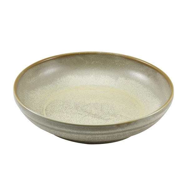 Terra Porcelain Matt Grå Coupe Skål 27,5 cm CB-PMG27 by Genware color Sort