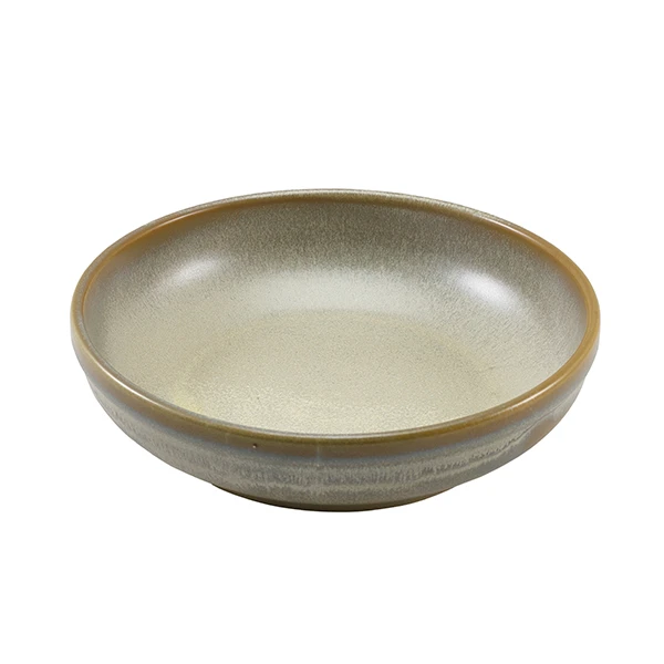 Terra Porcelain Matt Grå Coupe Skål 23 cm CB-PMG23 by Genware color Sort