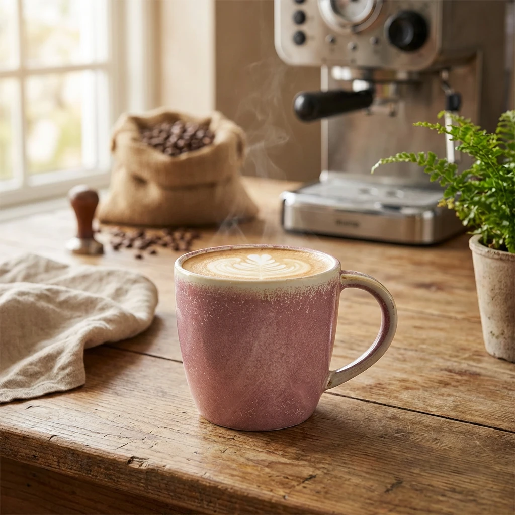 Terra Porcelain Rose Krus 30 cl / 10,5 oz MUG-PRS32 by Genware color Sort