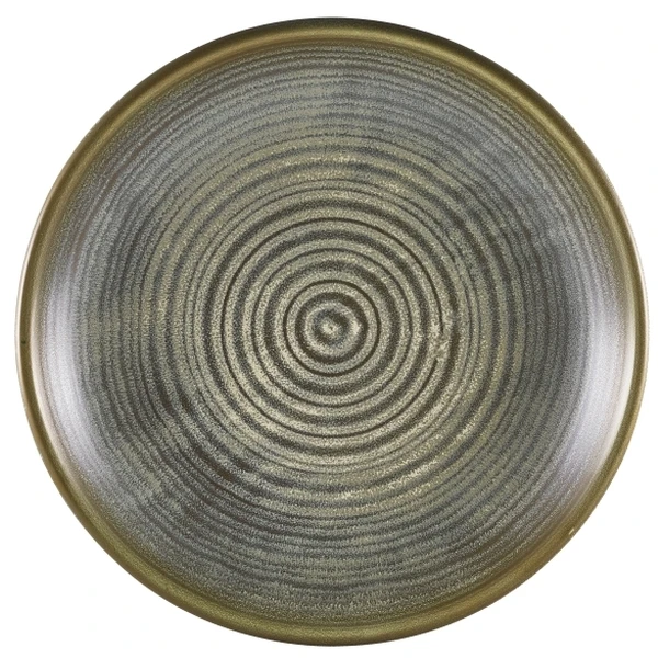 Terra Porcelain Matt Grå dyb coupe-tallerken 25 cm DC-PMG25 by Genware color Sort