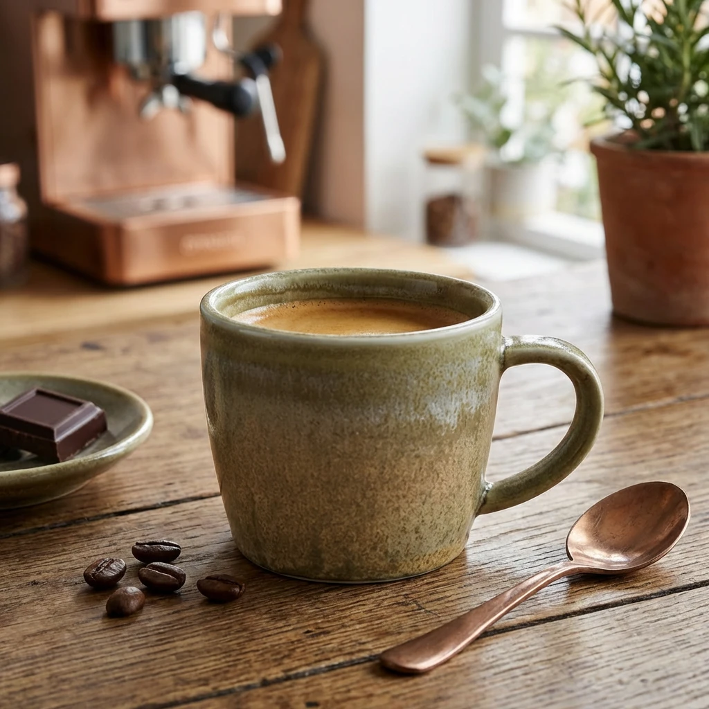 Terra Porcelain Matt Grå espressokop 9 cl / 3 oz CUP-PMG9 by Genware color Sort