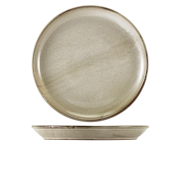 Terra Porcelain Grey Coupe tallerken 30,5 cm CP-PG30 by Genware color Sort