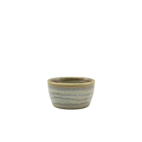 Terra Porcelain Matt Grå Ramekin 45ml/1,5oz RAM-PMG1 by Genware color Sort