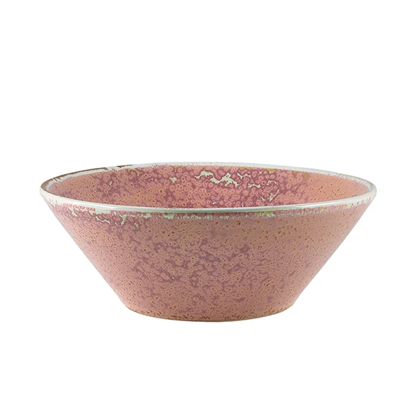 Terra Porcelain Rose Konisk skål 16 cm CN-PRS16 by Genware color Sort