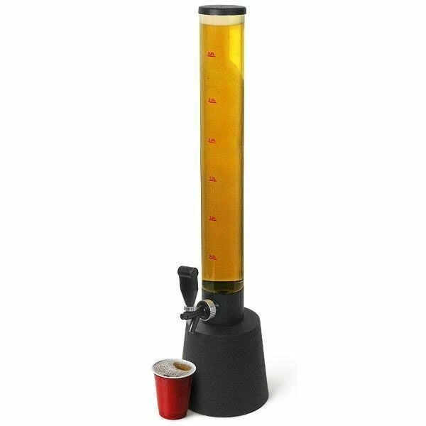 Øltårn 3 Liter i Klar Plastik 9476 by Drink color Sort