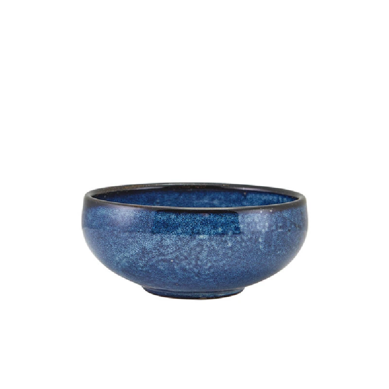 Terra Porcelain Aqua Blå Mave Skål 14,5 cm BB-PBL14 by Genware color Sort