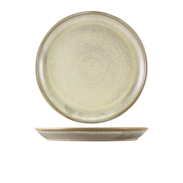 Terra Porcelain Matt Grå Coupe Tallerken 27,5 cm CP-PMG27 by Genware color Sort