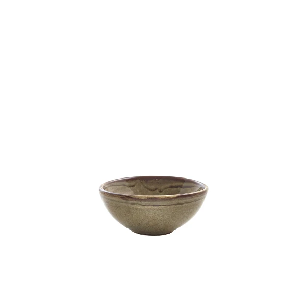Terra Porcelain Grey Økologisk Ramekin 85ml/ 3oz RAM-PGG3 by Genware color Sort
