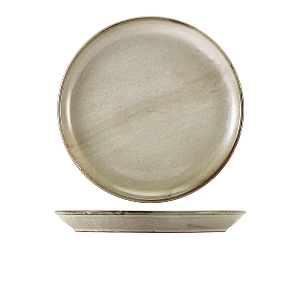 Terra Porcelain Grey Coupe tallerken 27,5 cm CP-PG27 by Genware color Sort