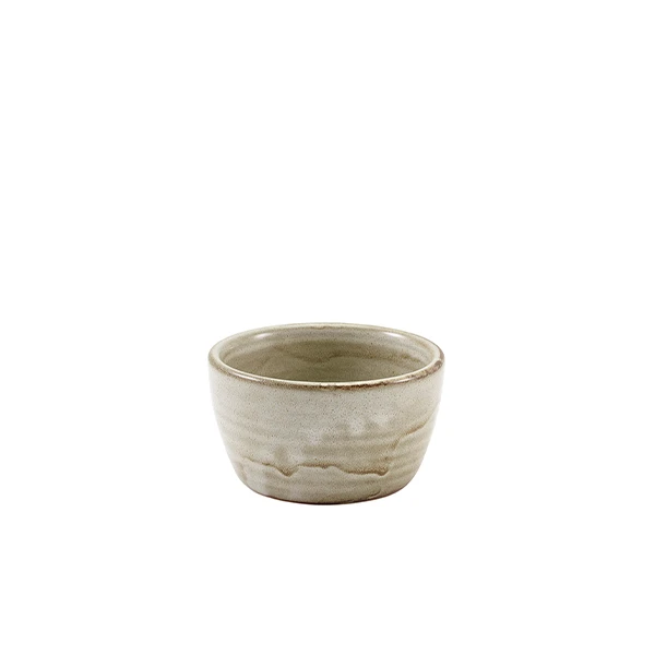 Terra Porcelain Grey Ramekin 13 cl / 4,5 oz RAM-PG4 by Genware color Sort