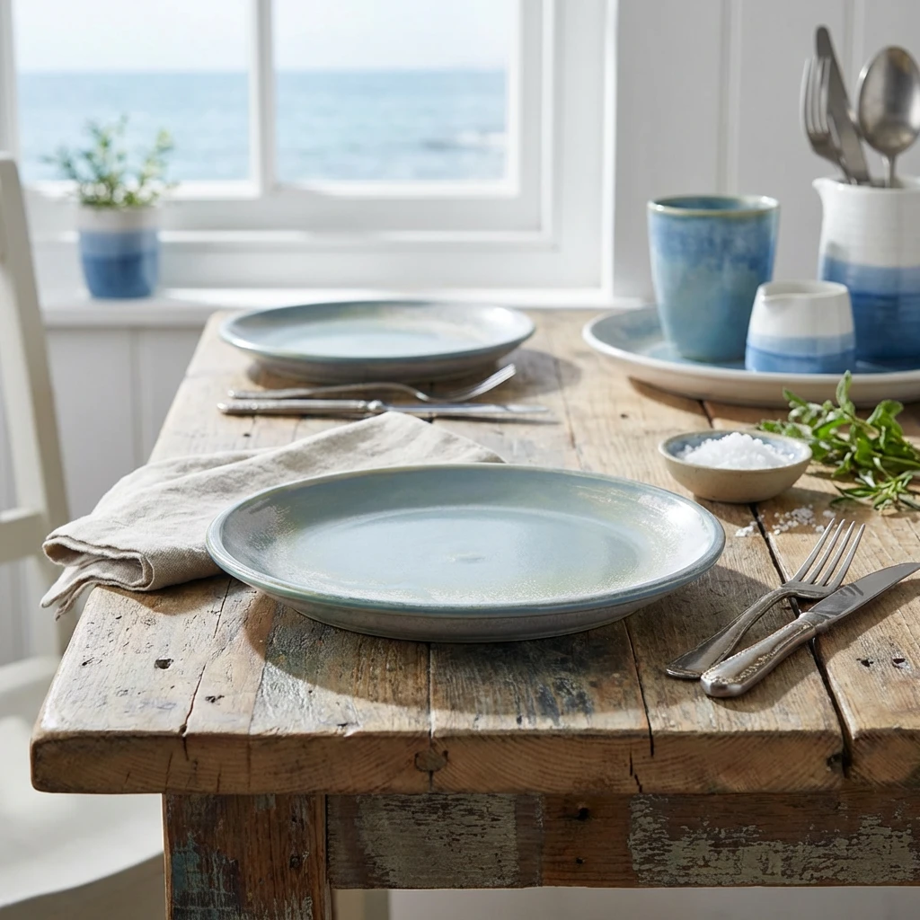 Terra Porcelain Seafoam Coupe tallerken 19 cm CP-PSF19 by Genware color Sort