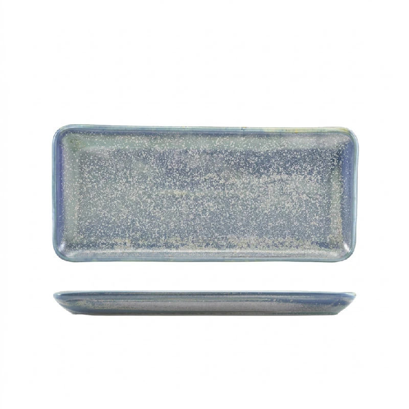 Terra Porcelain Seafoam Smal rektangulær fad 31 x 14 cm NR-PSF30 by Genware color Sort