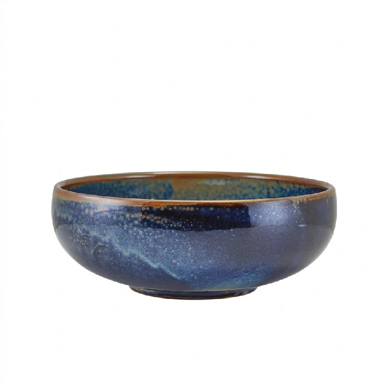 Terra Porcelain Aqua Blå Maven Skål 20 cm BB-PBL20 by Genware color Sort