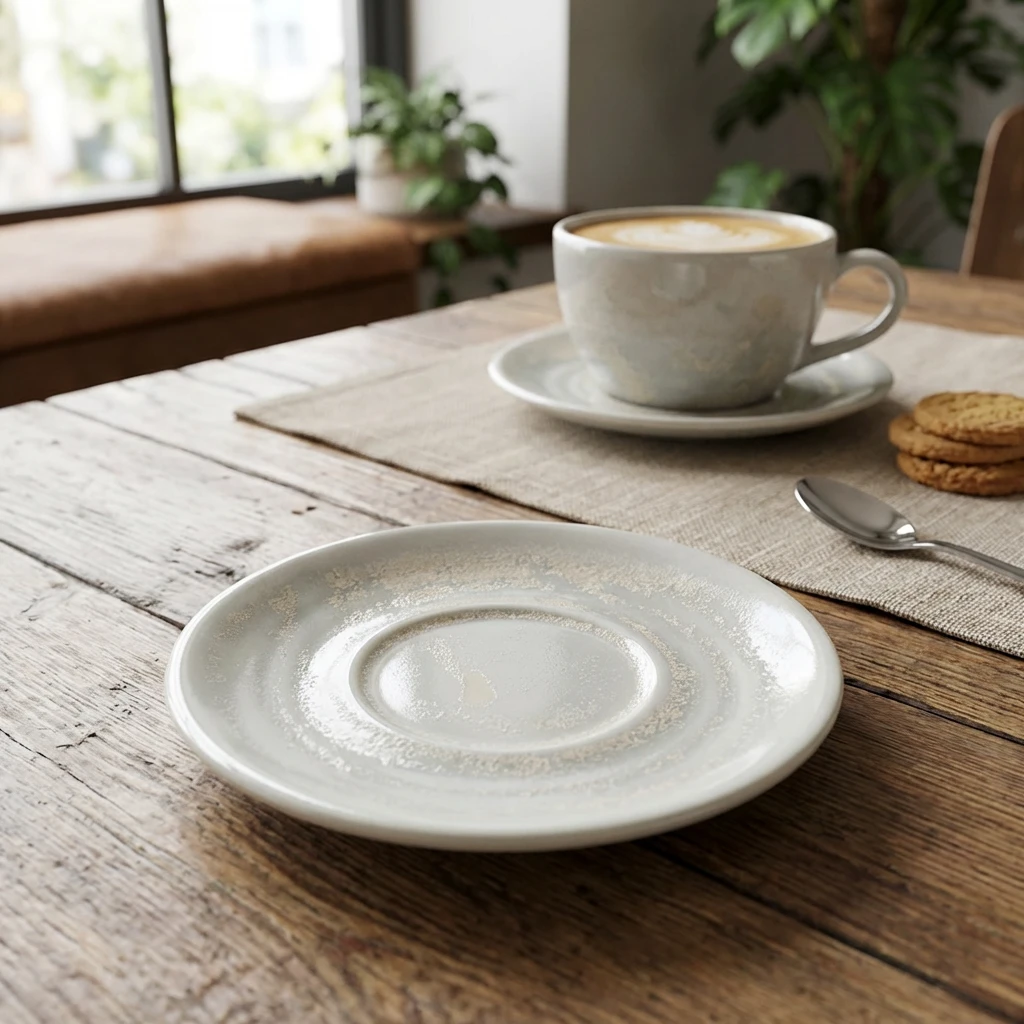 Terra Porcelain Pearl Underkopper 14,5 cm SCR-PPL14 by Genware color Sort