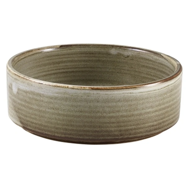 Terra Porcelain Grey Præsentationsskål 13 cm PB-PG13 by Genware color Sort