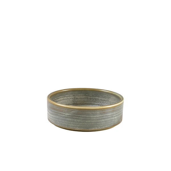 Terra Porcelain Matt Grå præsentationsskål 13 cm PB-PMG13 by Genware color Sort