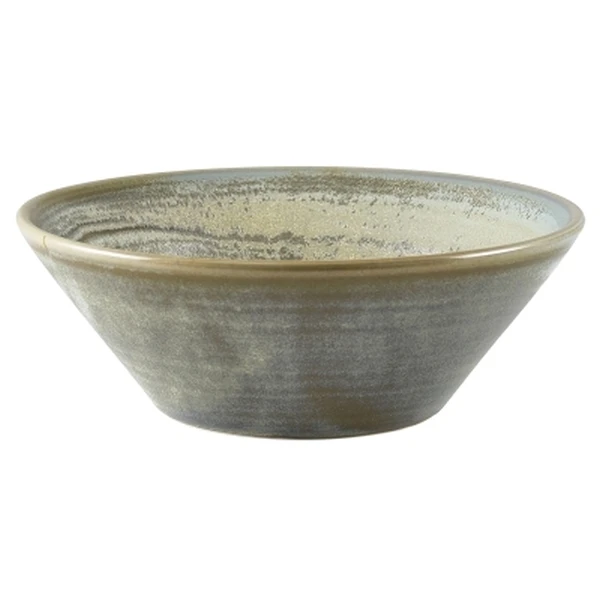 Terra Porcelain Matt Grå kegleformet skål 14 cm CN-PMG14 by Genware color Sort