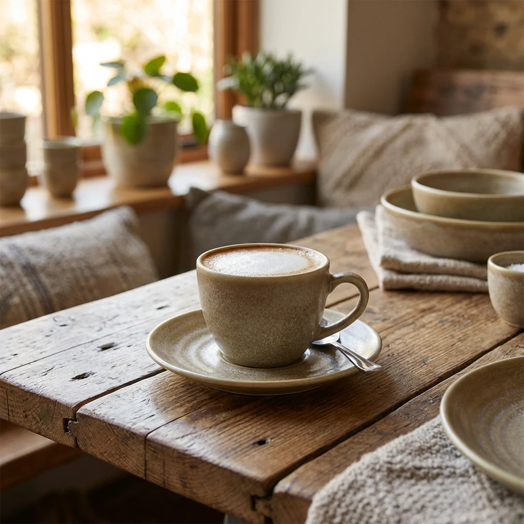 Terra Porcelain Matt Grå underkop 11,5 cm SCR-PMG11 by Genware color Sort
