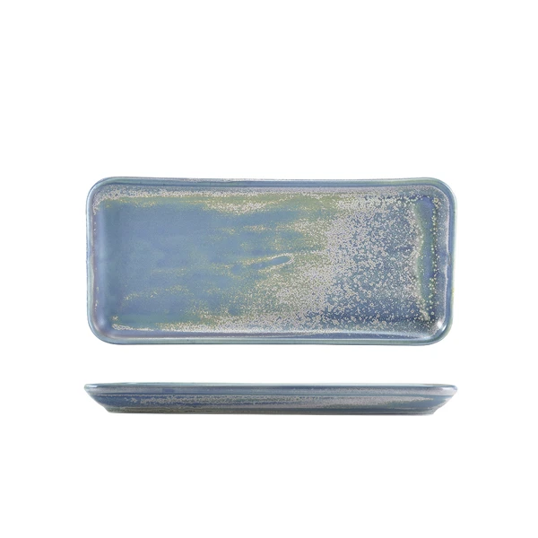 Terra Porcelain Seafoam Smal rektangulær fad 27 x 12,5 cm NR-PSF27 by Genware color Sort
