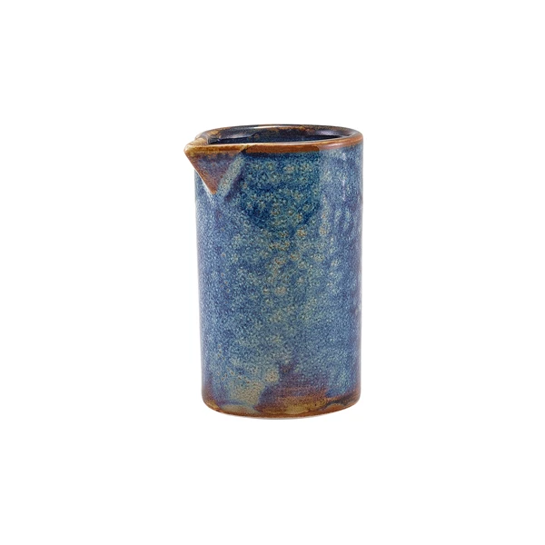 Terra Porcelain Aqua Blå kande med lige sider 10 cl / 3,5 oz SJ-PBL10 by Genware color Sort