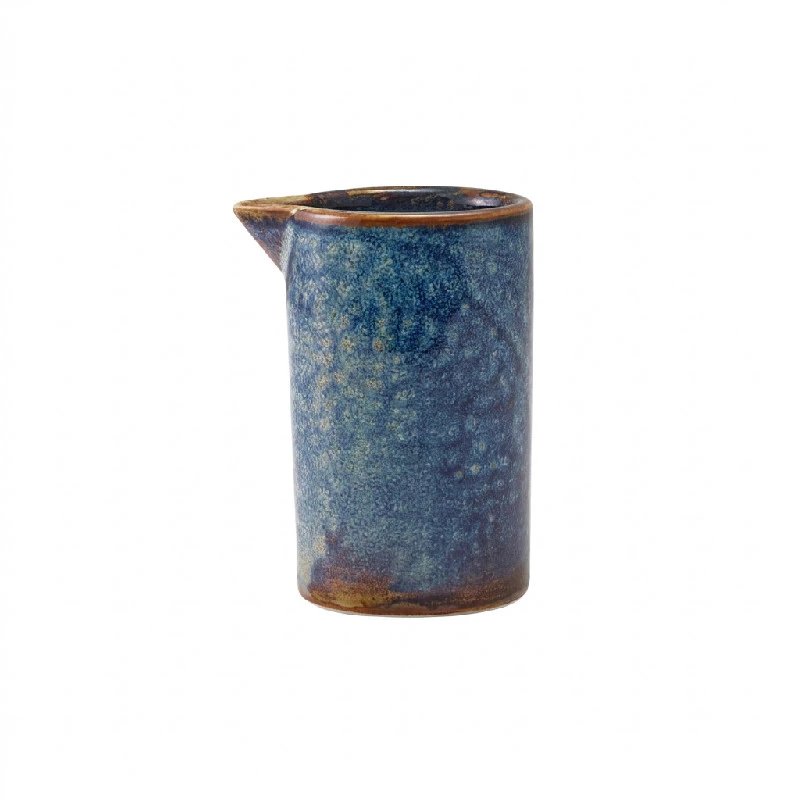 Terra Porcelain Aqua Blå kande med lige sider 10 cl / 3,5 oz SJ-PBL10 by Genware color Sort
