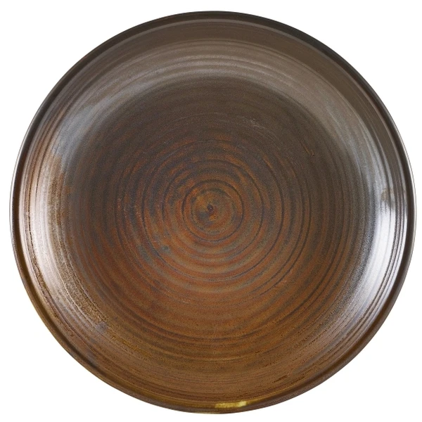 Terra Porcelain Rustic Kobber Deep Coupe Tallerken 25cm DC-PRC25 by Genware color Sort
