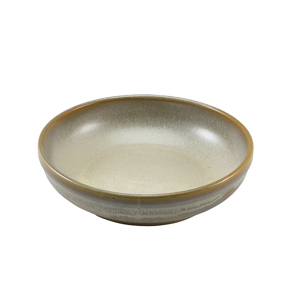 Terra Porcelain Matt Grå Coupe Skål 20 cm CB-PMG20 by Genware color Sort