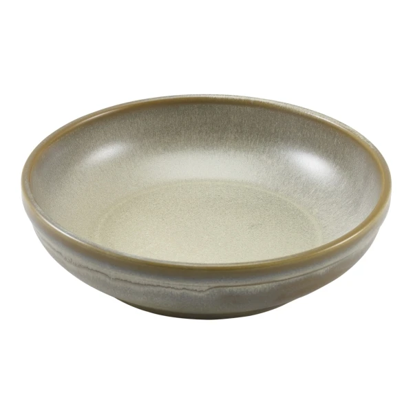 Terra Porcelain Matt Grå Coupe Skål 20 cm CB-PMG20 by Genware color Sort