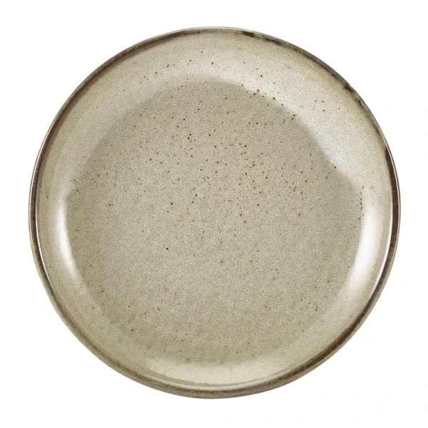 Terra Porcelain Grey Coupe-tallerken 19 cm CP-PG19 by Genware color Sort
