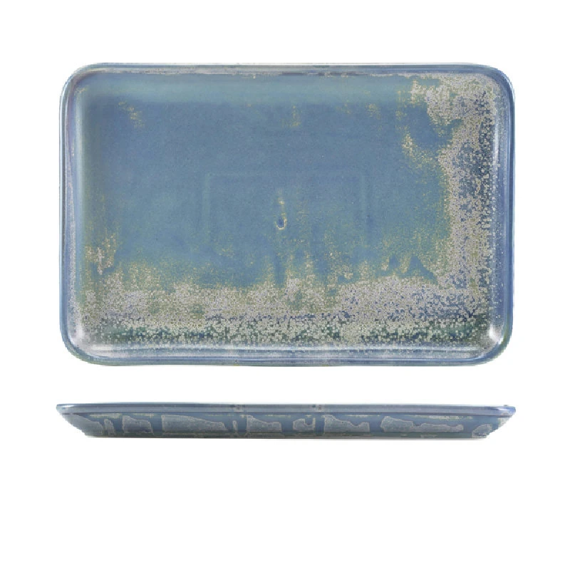 Terra Porcelain Seafoam Rektangulær fad 30 x 20 cm NR-PSF32 by Genware color Sort