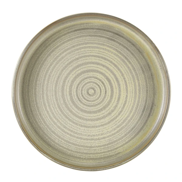 Terra Porcelain Matt Grå præsentationsfad 26 cm PR-PMG26 by Genware color Sort