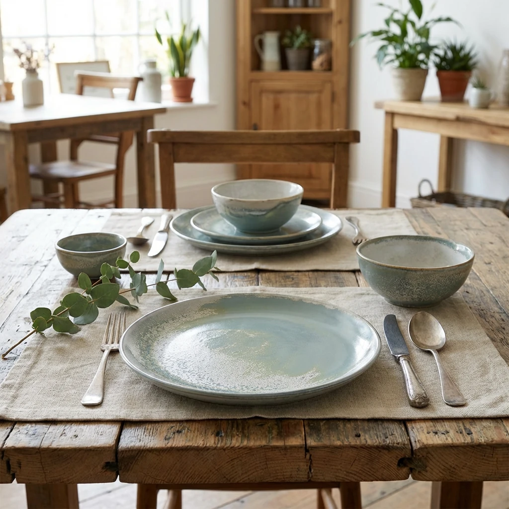 Terra Porcelain Seafoam Coupe tallerken 27,5 cm CP-PSF27 by Genware color Sort
